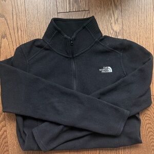 The North Face Women’s Quarter Zip-Up Black Sweater